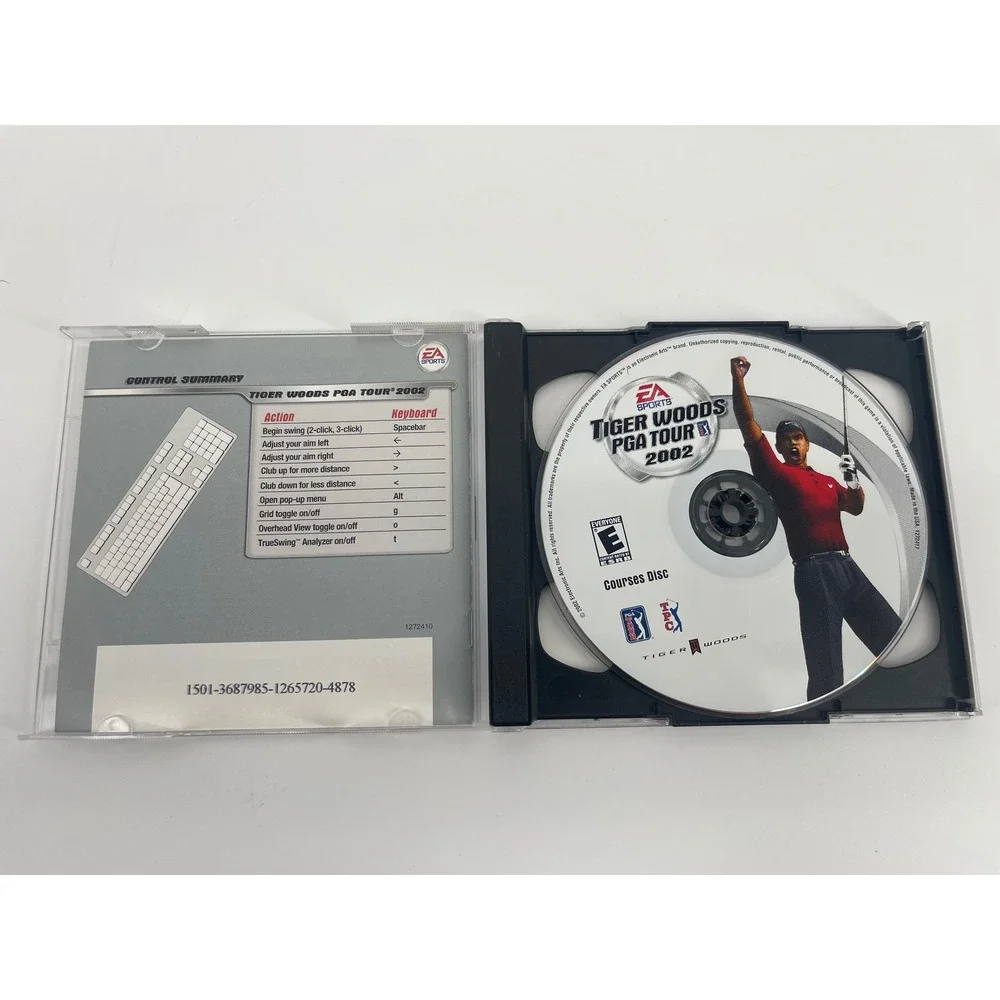 EA Sports Tiger Woods PGA Tour 2002 PC CD-ROM Golf Sports Game
